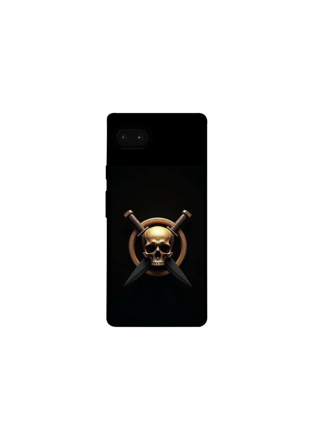 Чохол на Google Pixel 7a Golden Skull Frontalka (354211225)