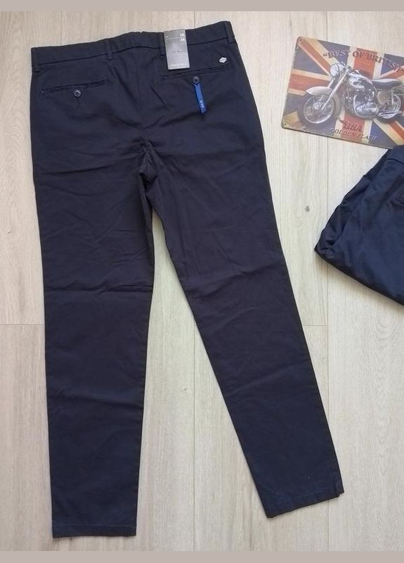 Синие повседневный, кэжуал демисезонные зауженные брюки C&A