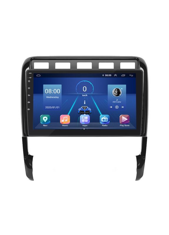 Штатная магнитола для Porsche Cayenne I (955) 2002-2007 экран 9" 2/32Gb 4G Wi-Fi GPS Top Порш Кайен 9шт Lesko (336204449)