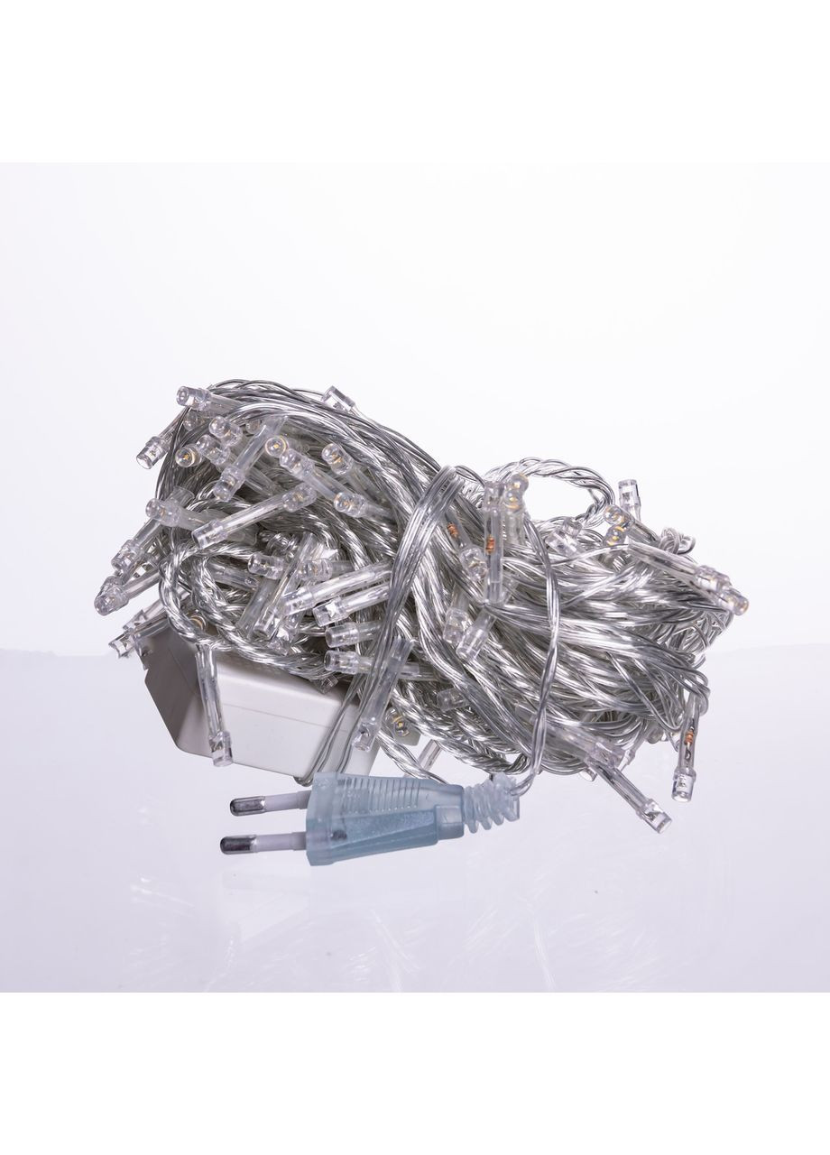 Гирлянда Нить 120 LED 10 м прозрачная, желтый No Brand (366221553)