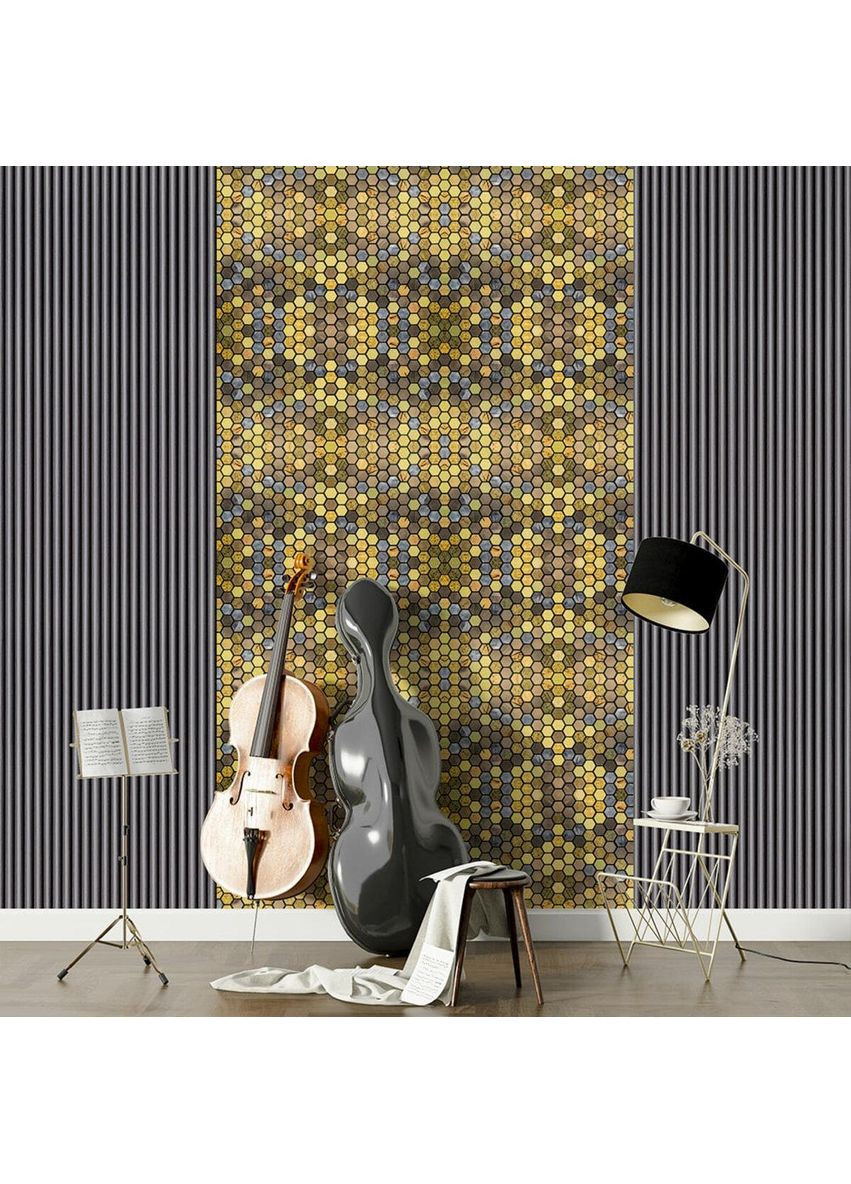 Самоклеюча алюмінієва плитка 300х300х3мм Луска SW-00001931 Sticker Wall (354661436)