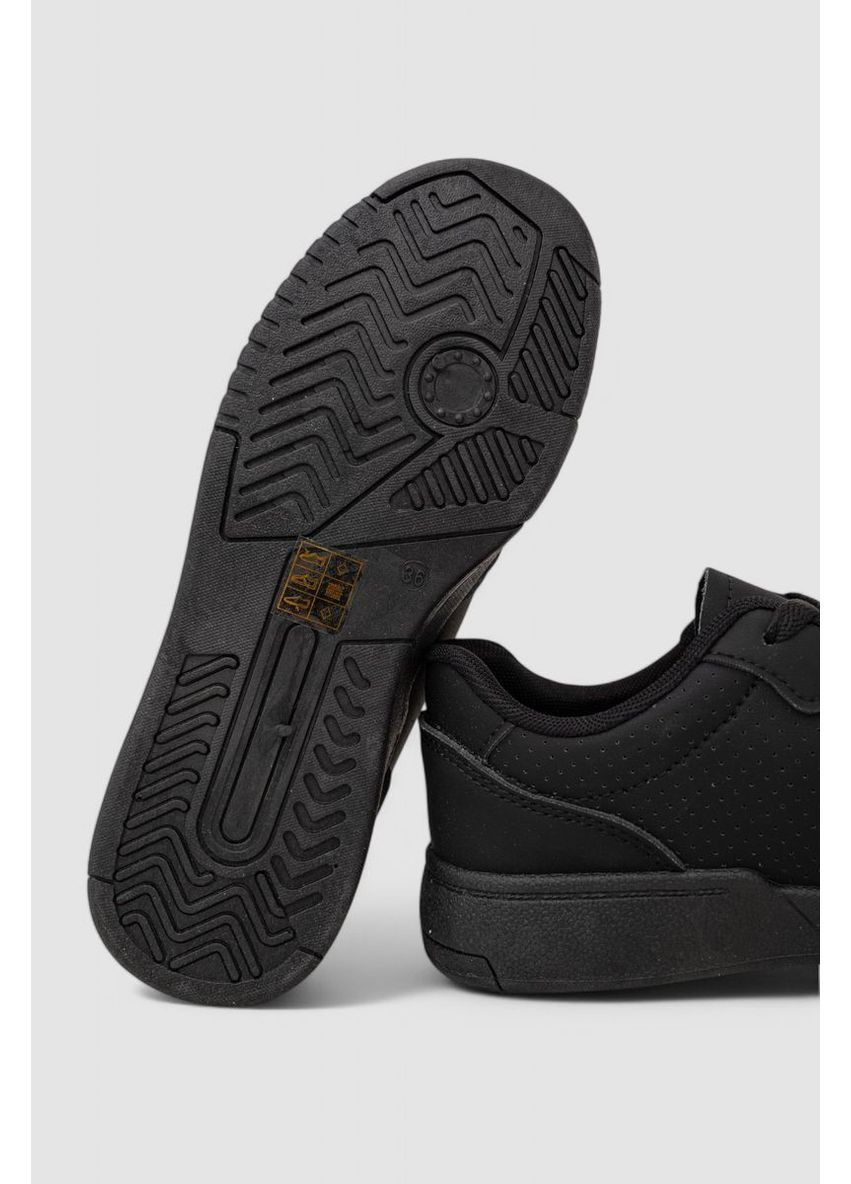 Черные кеды женские с перфорацией,, 248rad60 Ager