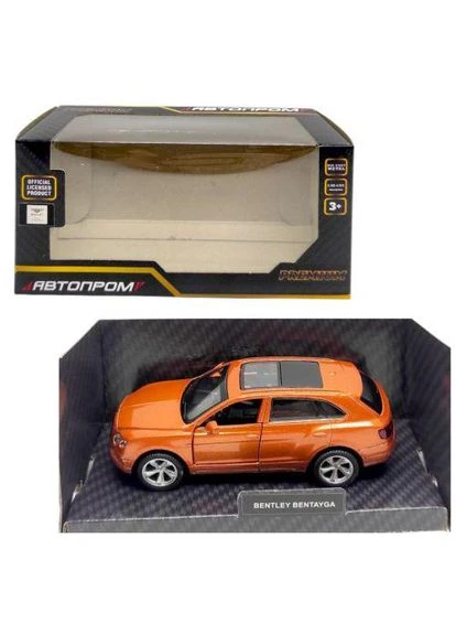 Машинка металлическая BENTLEY BENTAYGA, (Оранжевая) (TS01091996281884) АВТОПРОМ (371357492)
