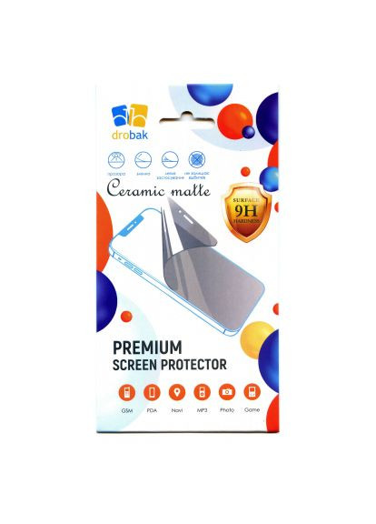 Скло захисне Matte Ceramics Apple iPhone 14 Pro (535326) (535326) Drobak Matte Ceramics Apple iPhone 14 Pro (535326) (366659365)