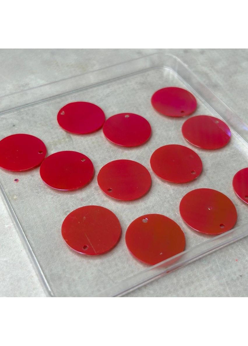 Ø19мм Поетка монетка хамелеон 5г - малиновый с переливом Plus-plus (352745080)