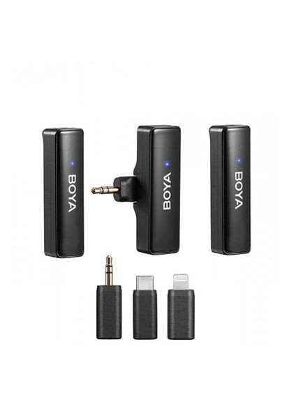 Мікрофон бездротовий iPhone/Android/камера подвійний BOYALINK kr Boya (301019252)