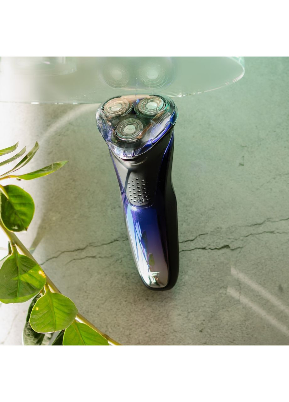 Електробритва чоловіча з LED-дисплеєм професійна V-306 VGR (351432056)
