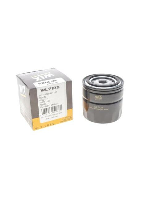 Фильтр масляный двигателя WL7123/OP567 (выр-во WIX-FILTERS UA) WIX Filters (345758842)
