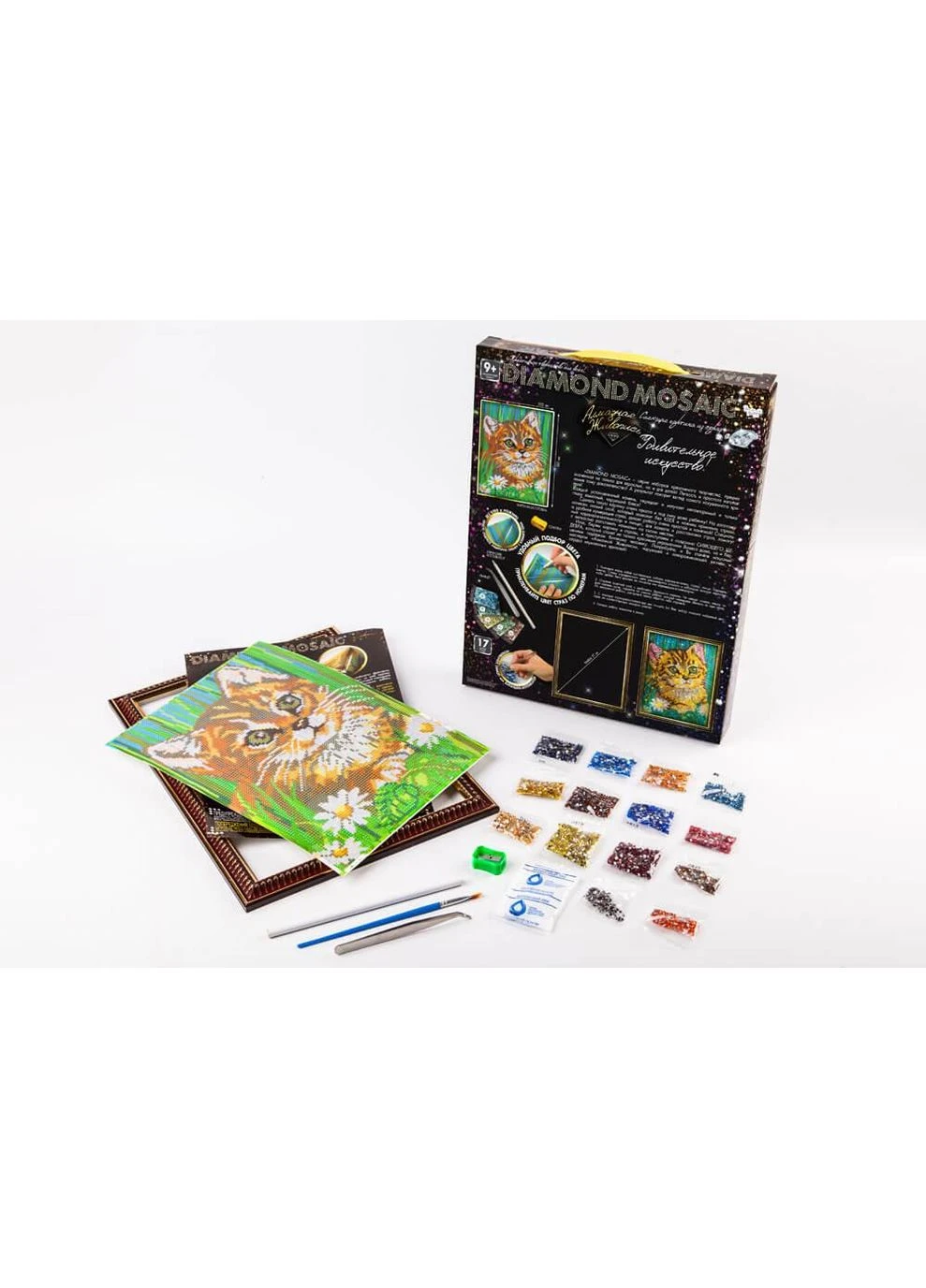 Алмазная мозаика Diamond Mosaic Кот DM-02-06 Danko Toys (388961442)