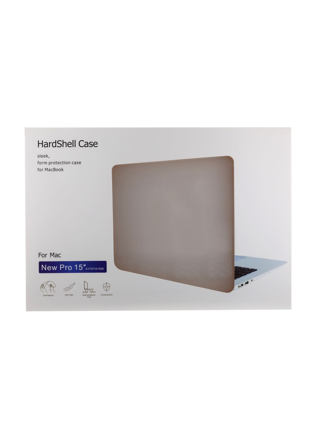 Чохол HardShell Case for MacBook 15.4 Pro Transparent Crystal Case APPLE MacBook Pro 15.4" 2016 (370677890)