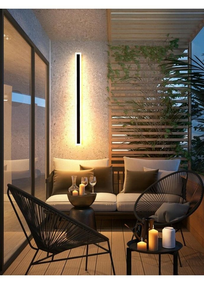 Бра LED 27732 Черный 100х6х4 см. Sunnysky (335972349)