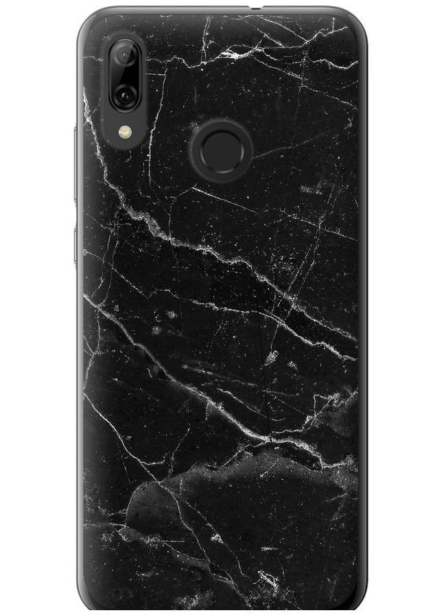 Силіконовий чохол 'Чорний мармур v2' для Endorphone Huawei P Smart 2019 (316647324)