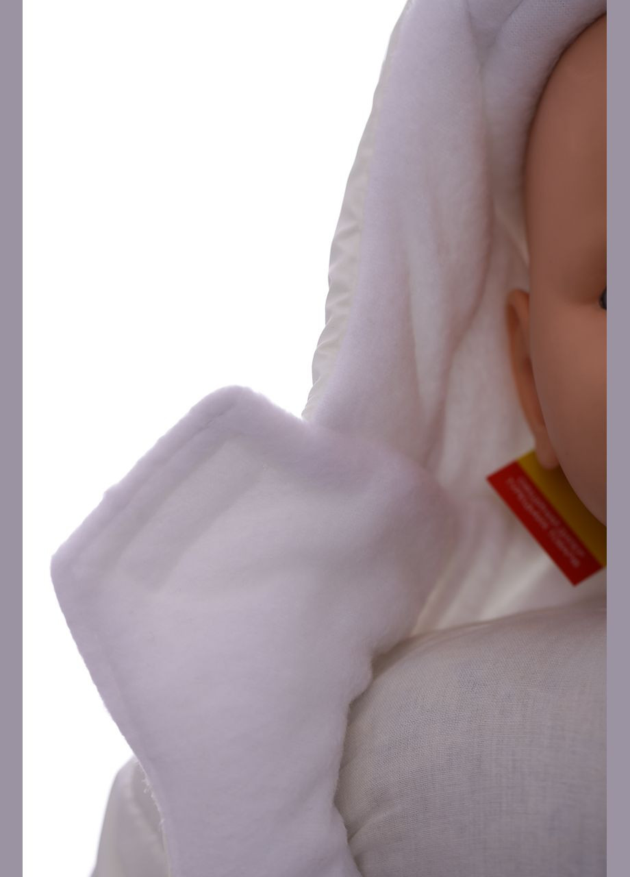 Конверт на флісі молочний 68 см (44910) BABYKROHA (297200222)