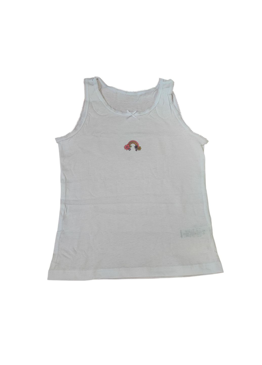 Дитяча майка для дівчинки 110-116 см Білий (250329069A) George (329200515)