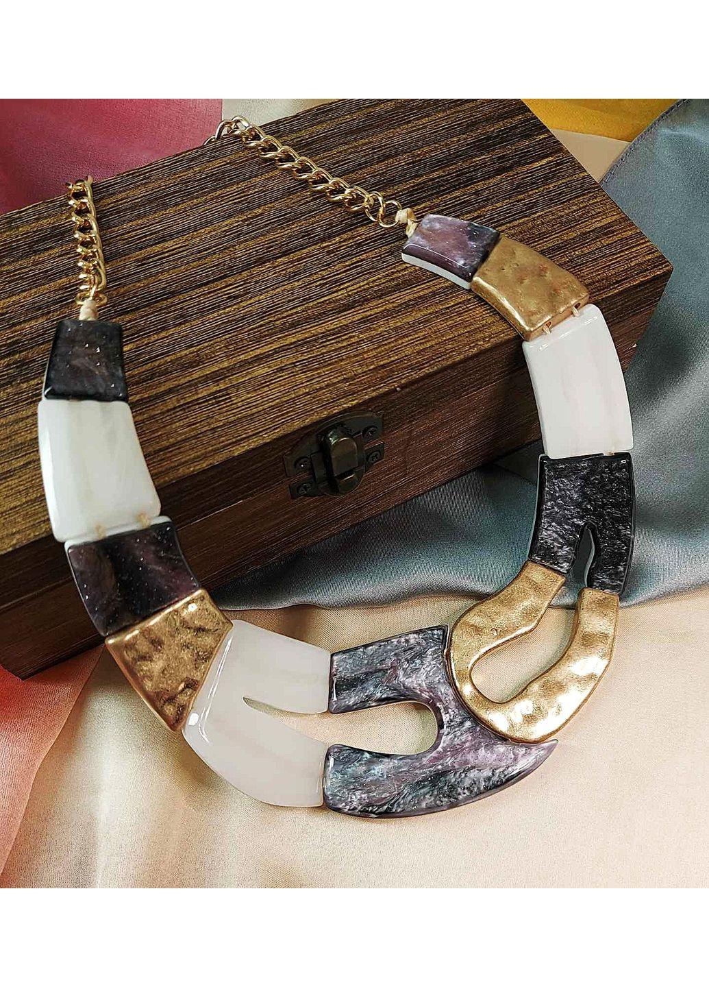 Чокер Колье широкий акцентный No Brand (357256967)