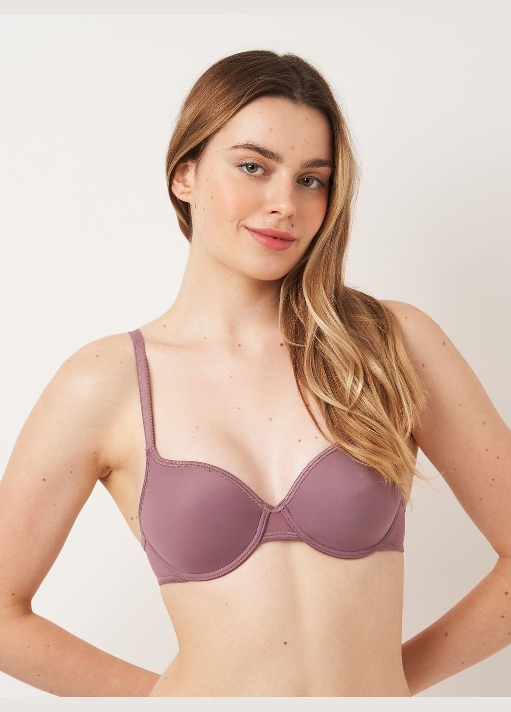 Пурпурный бюстгальтер BeeDees полиамид