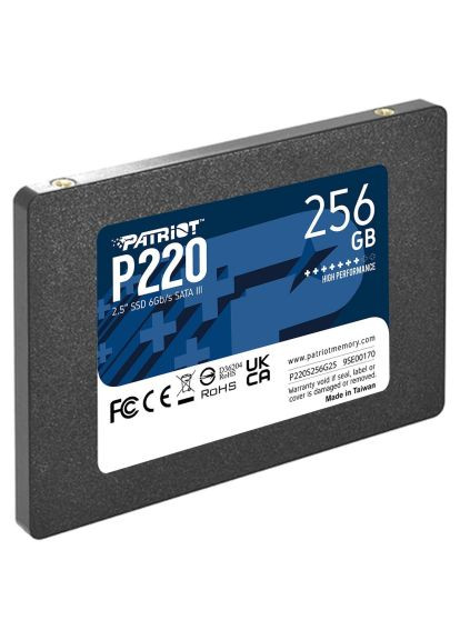 Накопичувач SSD 2.5" 256GB P220 (P220S256G25) Patriot 2.5&quot; 256GB P220 (366690960)