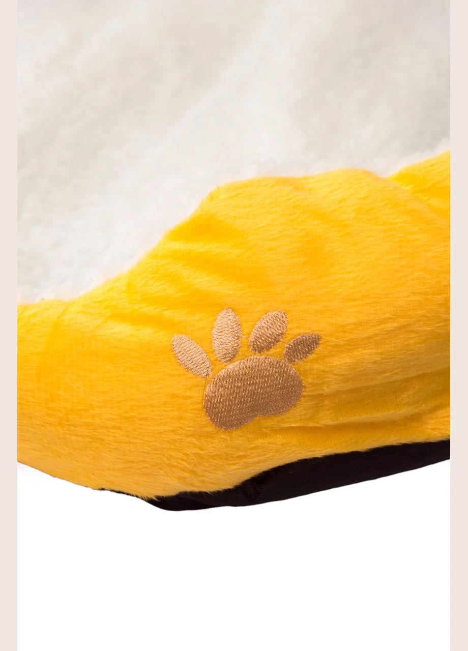 Подушка для котів "Лапка" Pet Style 42×30×12 см Жовта No Brand - (323233341)