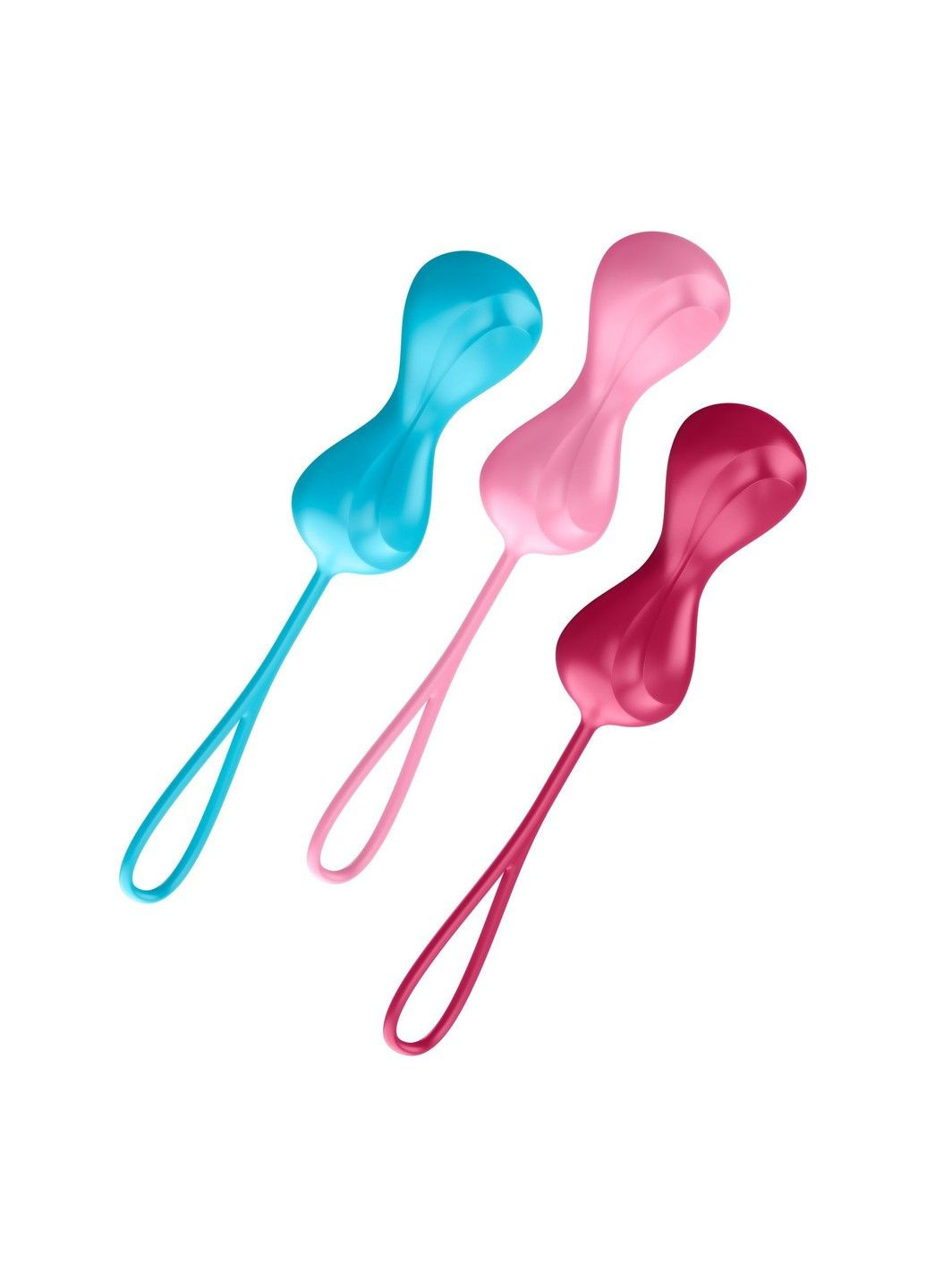 Вагінальні кульки Power Balls 3 пари діаметр 3 4 см маса 60 76 92 г з кулькою всередині Satisfyer (298349617)