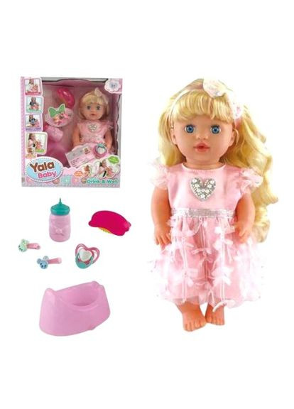 Кукла с бутылочкой Yala Baby для девочки ходит на горшок и соска. ProDobro (367099956)