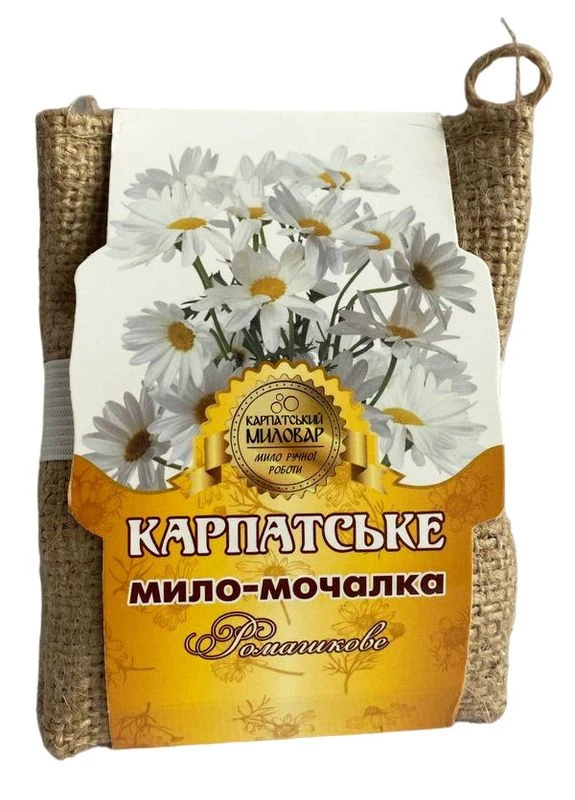 Мочалка для тела Карпатский мыловар / Ромашковая (Травяная мочалка для тела) No Brand (386732989)