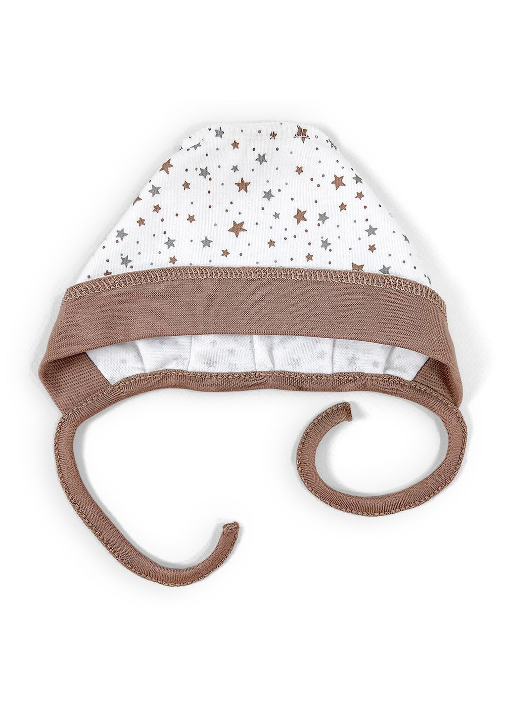 Чепчик на завязках Cotton с наружными швами 40 Tunes (328949375)