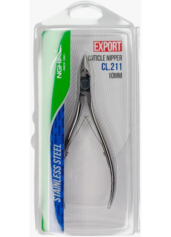 Кусачки для кутикули професійні 10 мм дзеркальне шліфування KD2-1136 EXPORT, Nghia (352540348)