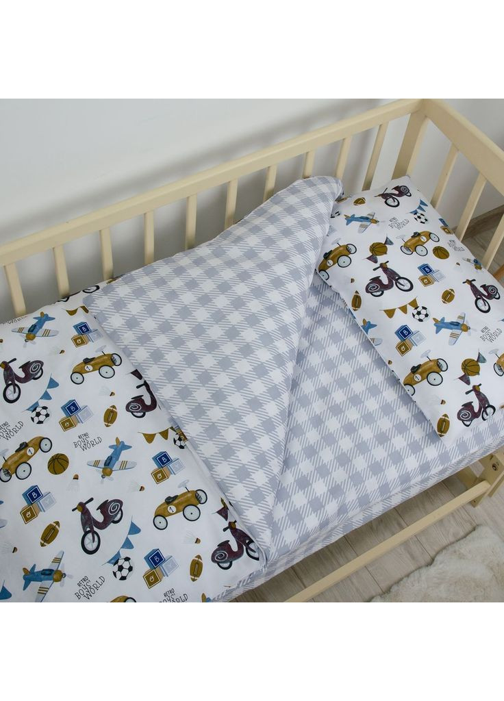 Комплект детского постельного белья "ТЕПИК" 1-3 года (Ретро тачки) ТЕП (365822394)