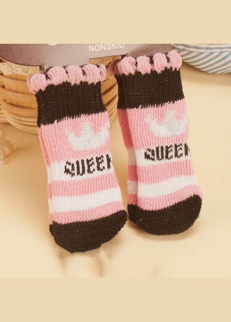 Шкарпетки для котів Pet Style "Корона" Рожеві 3 No Brand - (323236987)