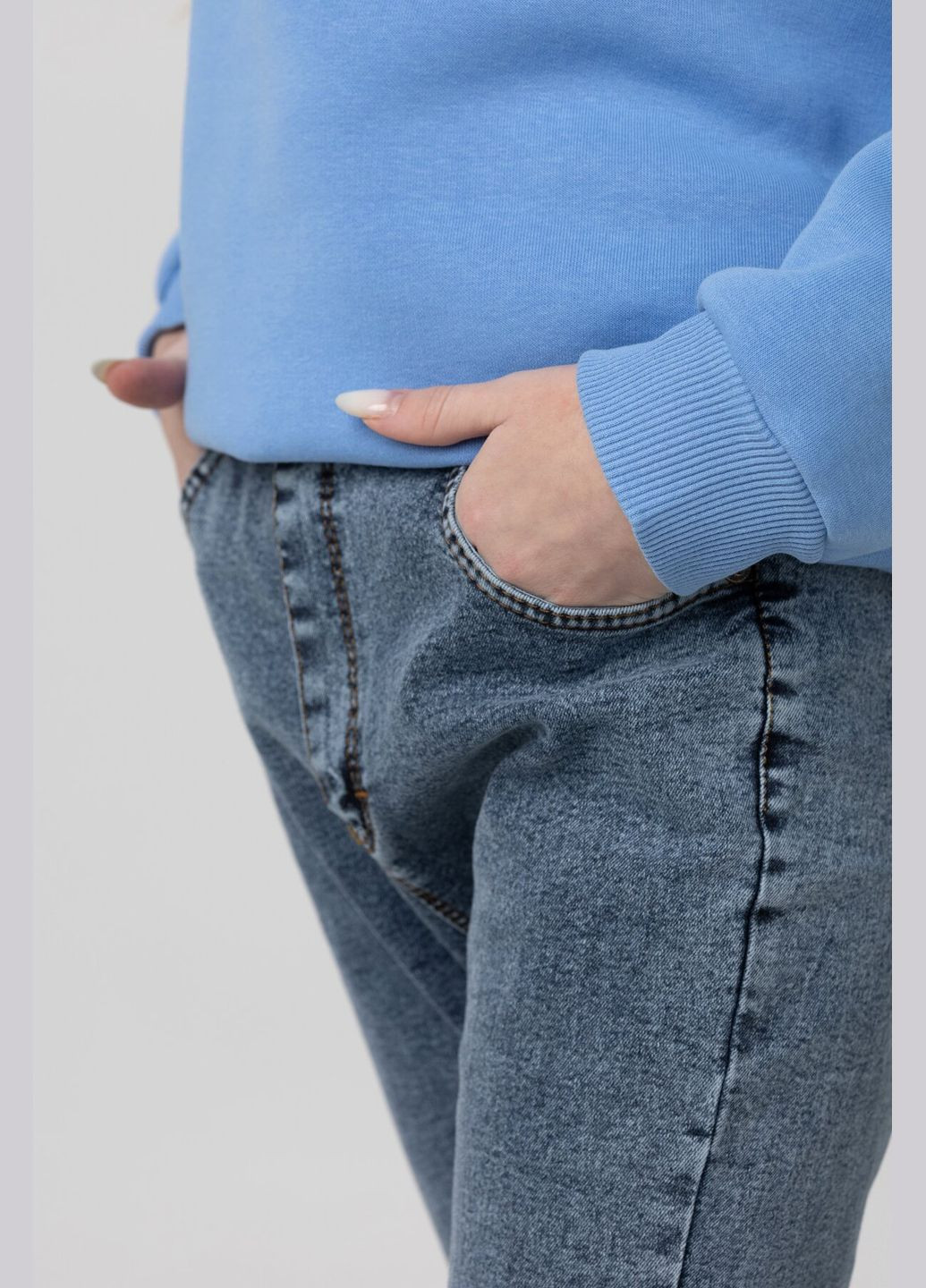 Синие демисезонные джинсы для девочки 59414 170 см синий (2000990125781d) shop (2000990125781) Pitiki