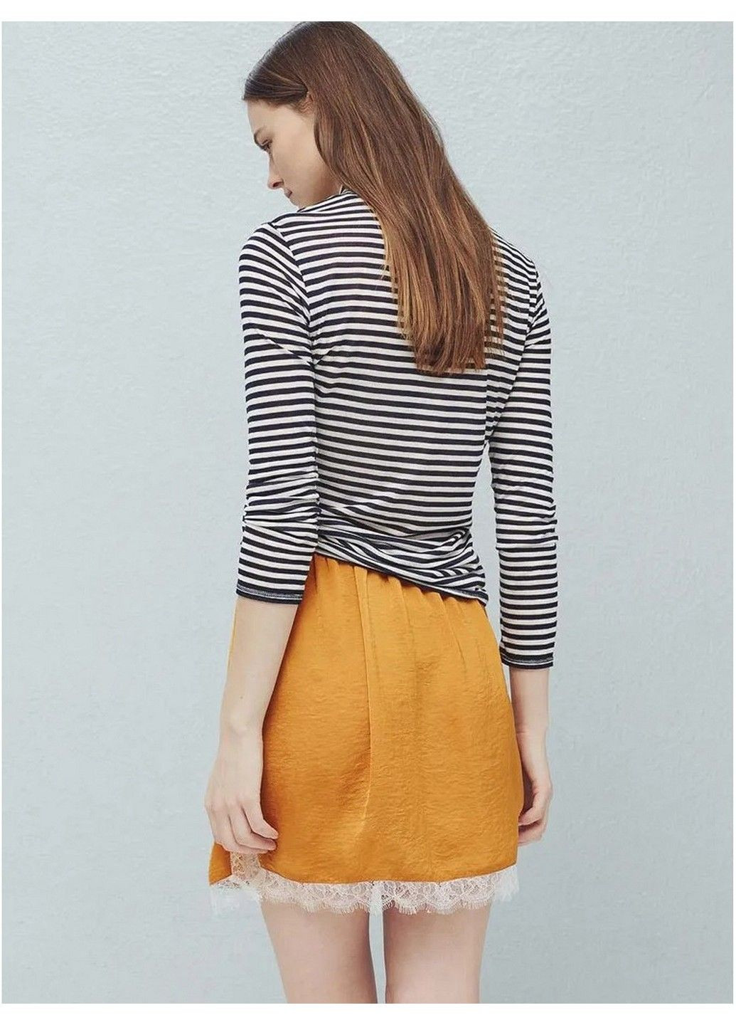 Светло-коричневая юбка Mango