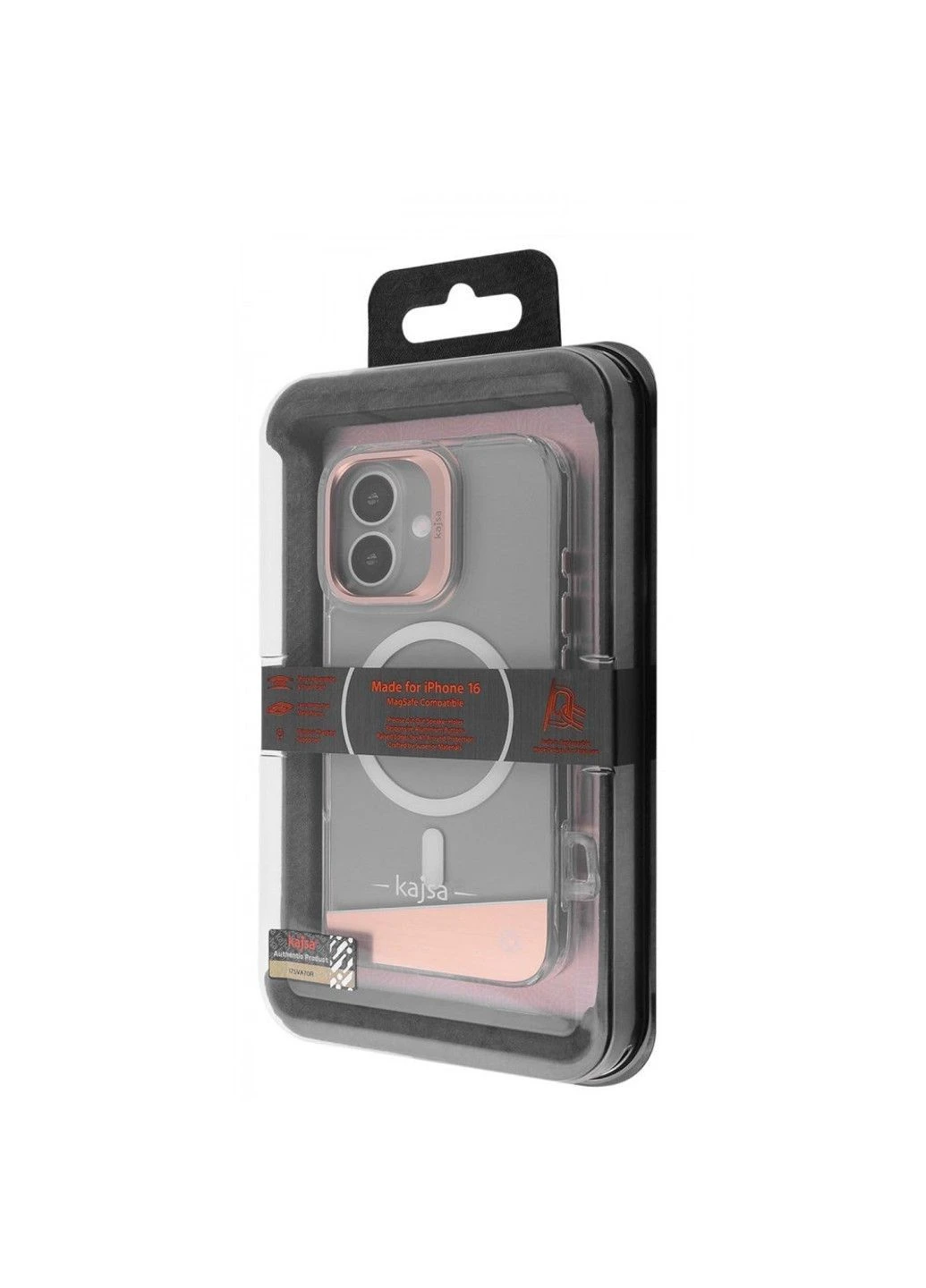 Чохол Aluminium Shield with Magnetic Ring iPhone 16 Kajsa (386604237)