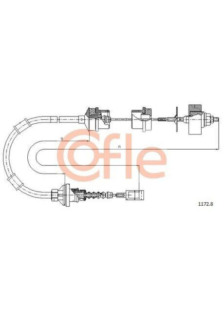 Трос сцепления Cofle (366301631)