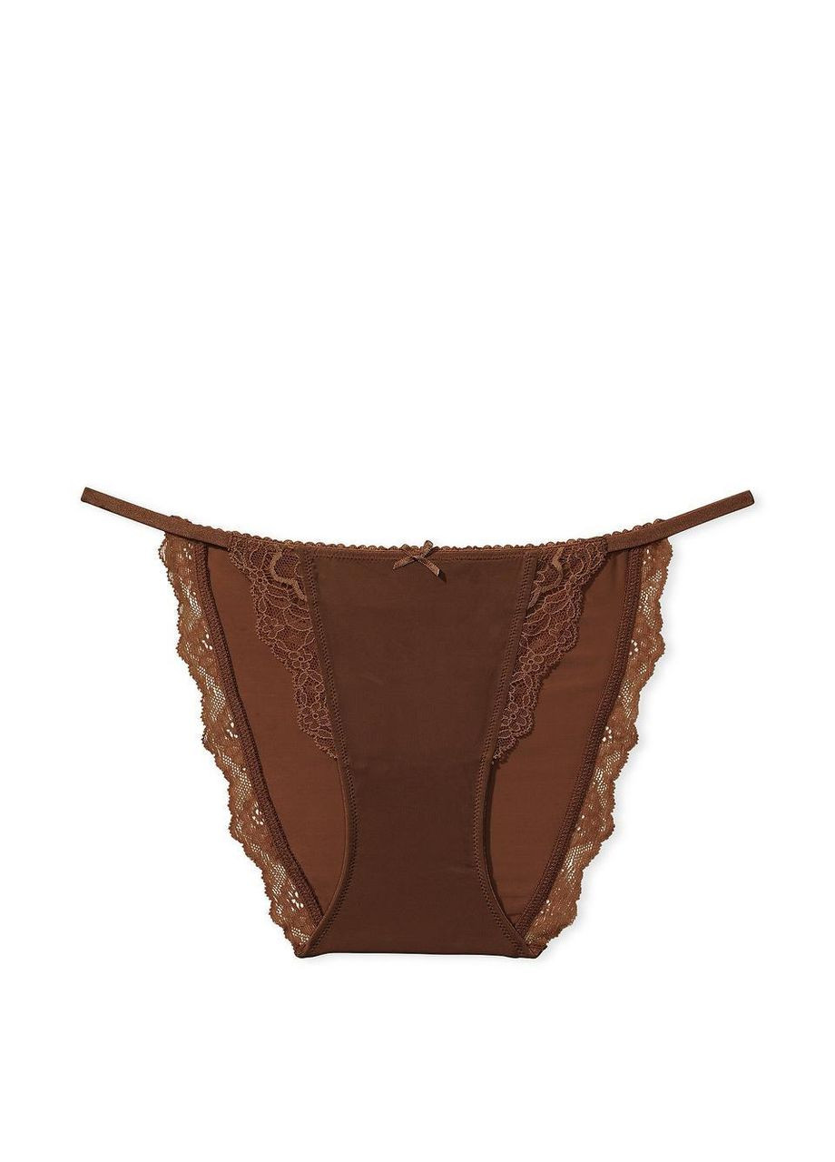 Женские трусики DREAM ANGELS Bikini коричневые Victoria's Secret (294973555)