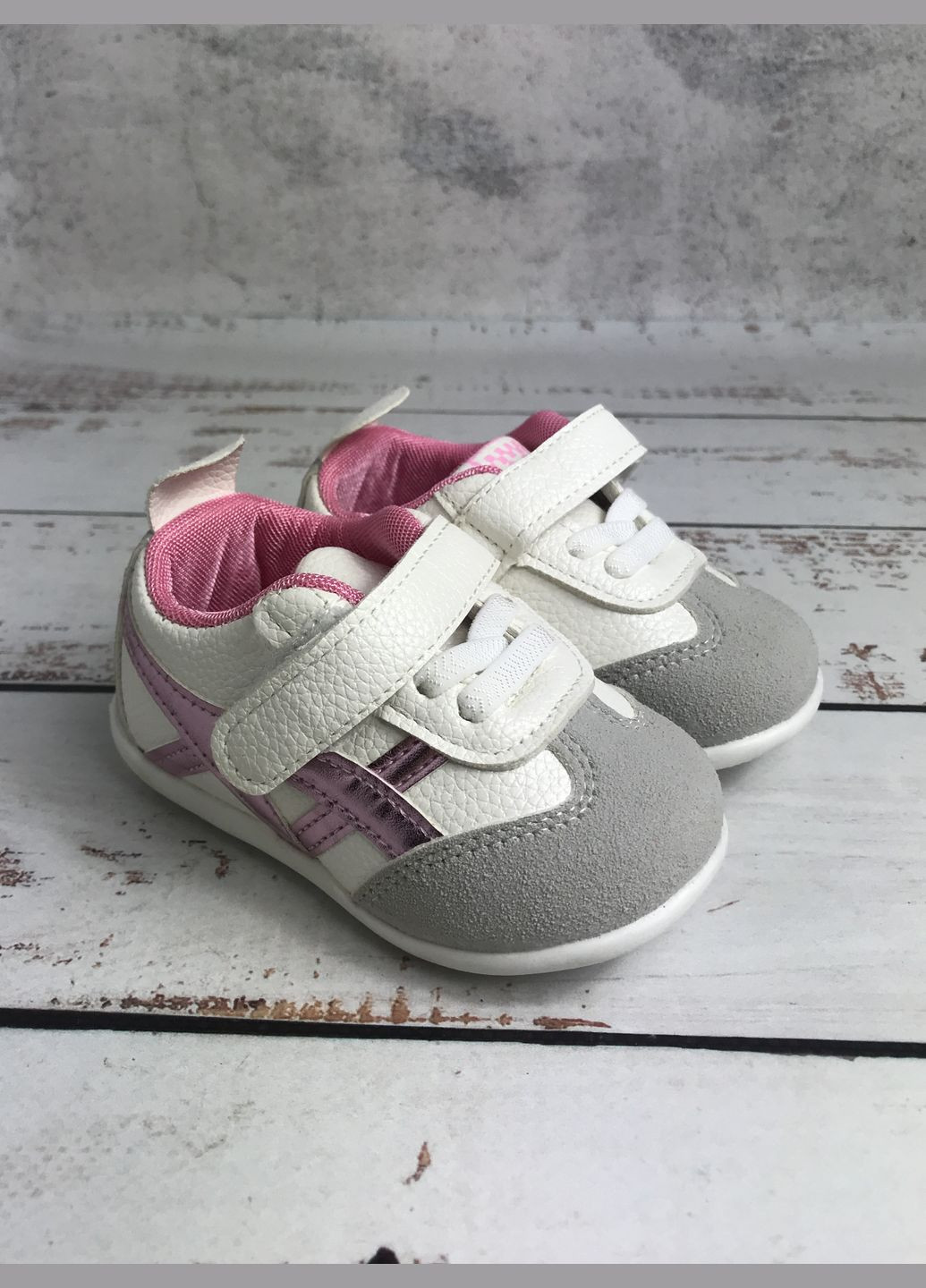 Цветные всесезонные кроссовки детские для девочки mifey разноцветный (709) No Brand