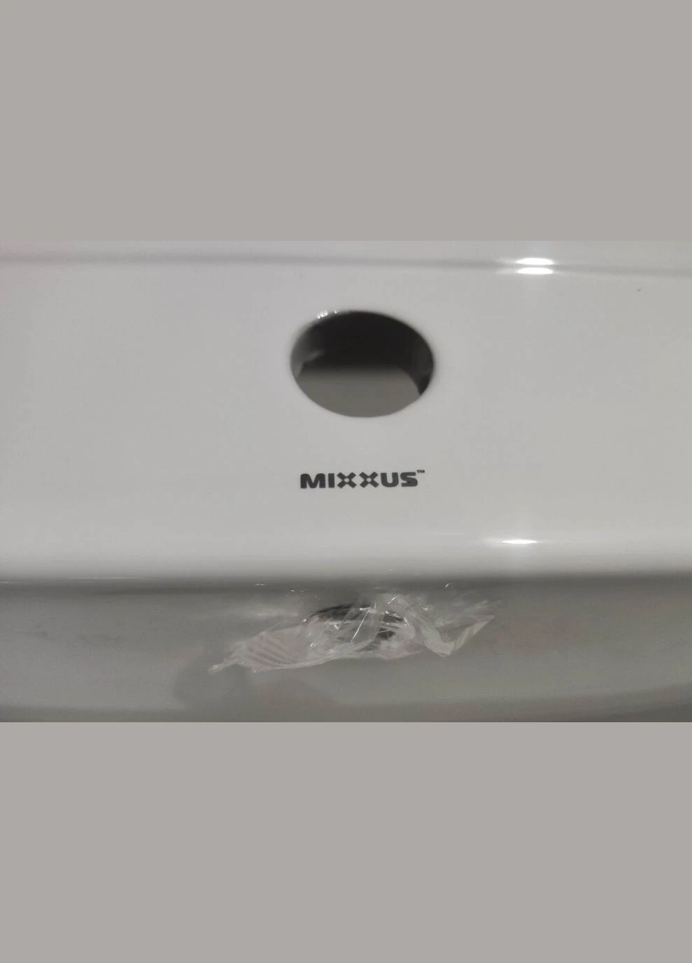 Раковина меблева Premium CUBIC-1503 810х460х170 мм з отвором під змішувач та переливом (MP6497) Mixxus (398370017)