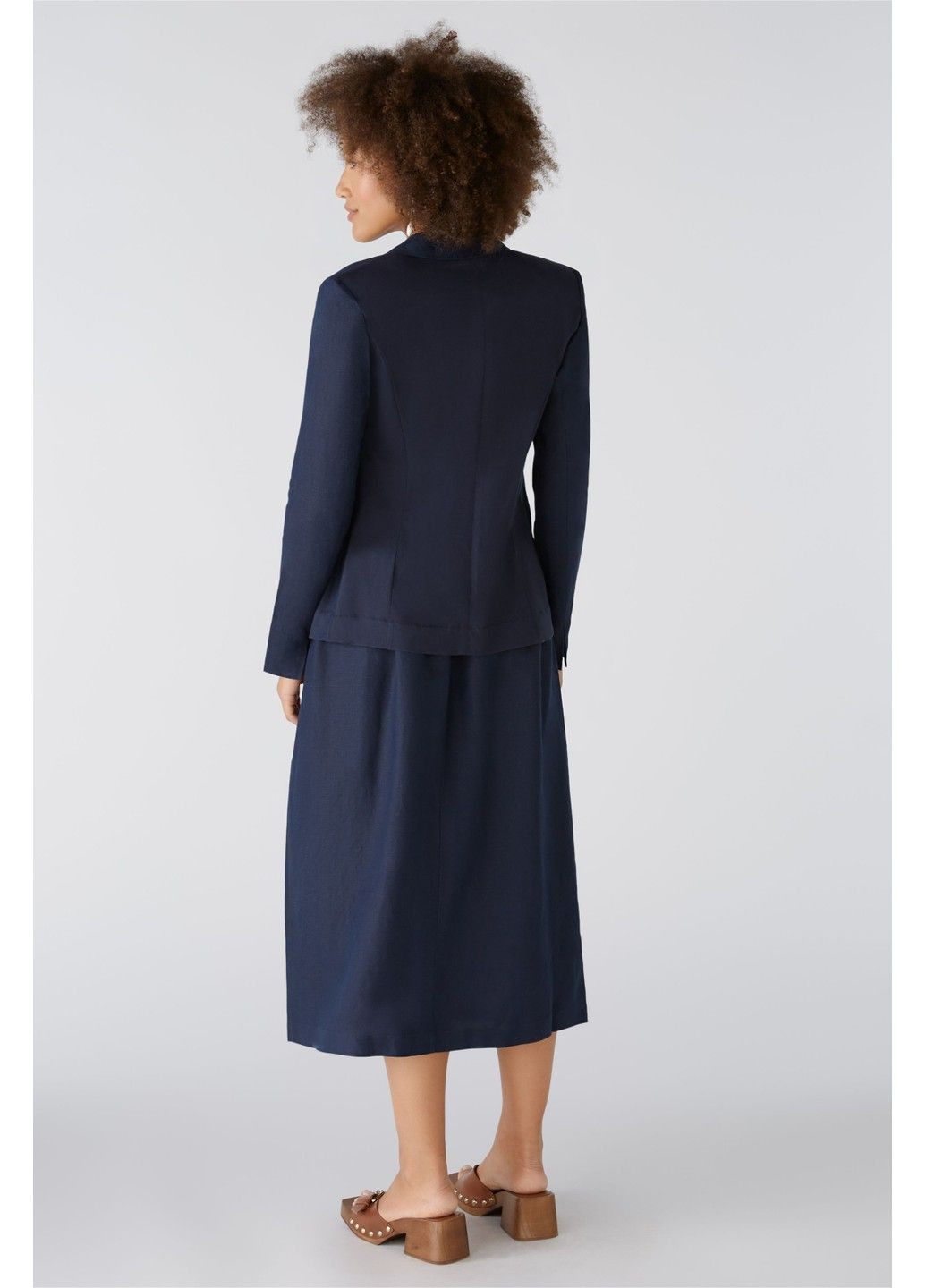 Синий женский пиджак женский 87417-2024/0300 Oui - летний