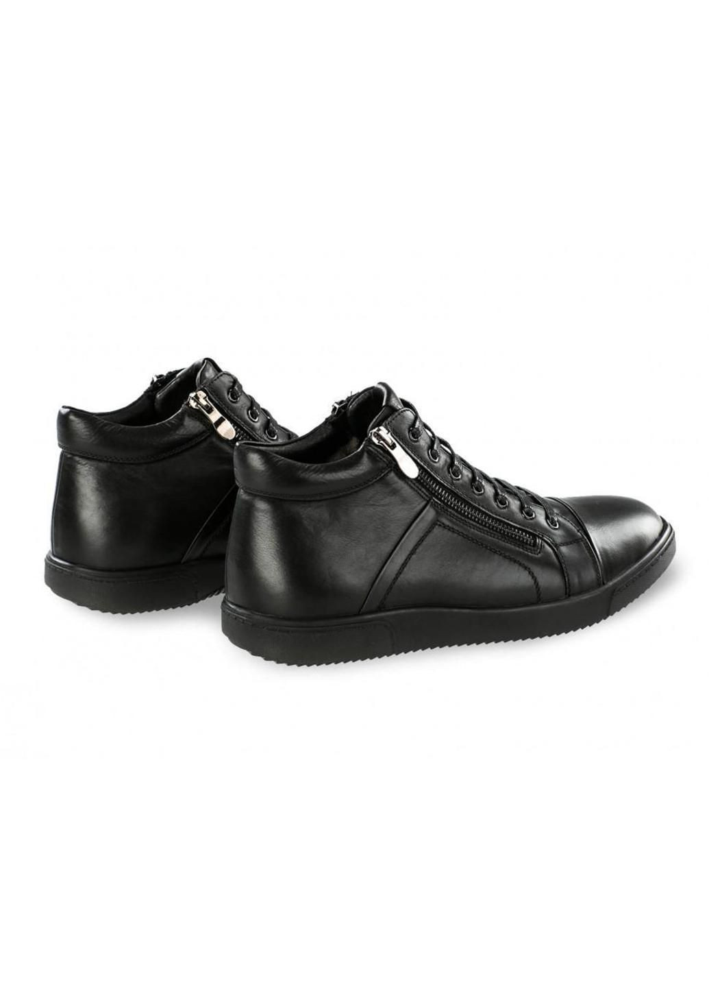 Черные зимние ботинки 7184309 цвет черный Clemento