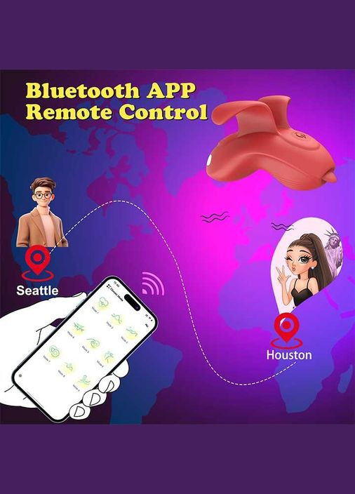 Клитеральный смарт-вибратор на палец Love Spouse Бордовый – Смарт вибраторы No Brand (370611935)