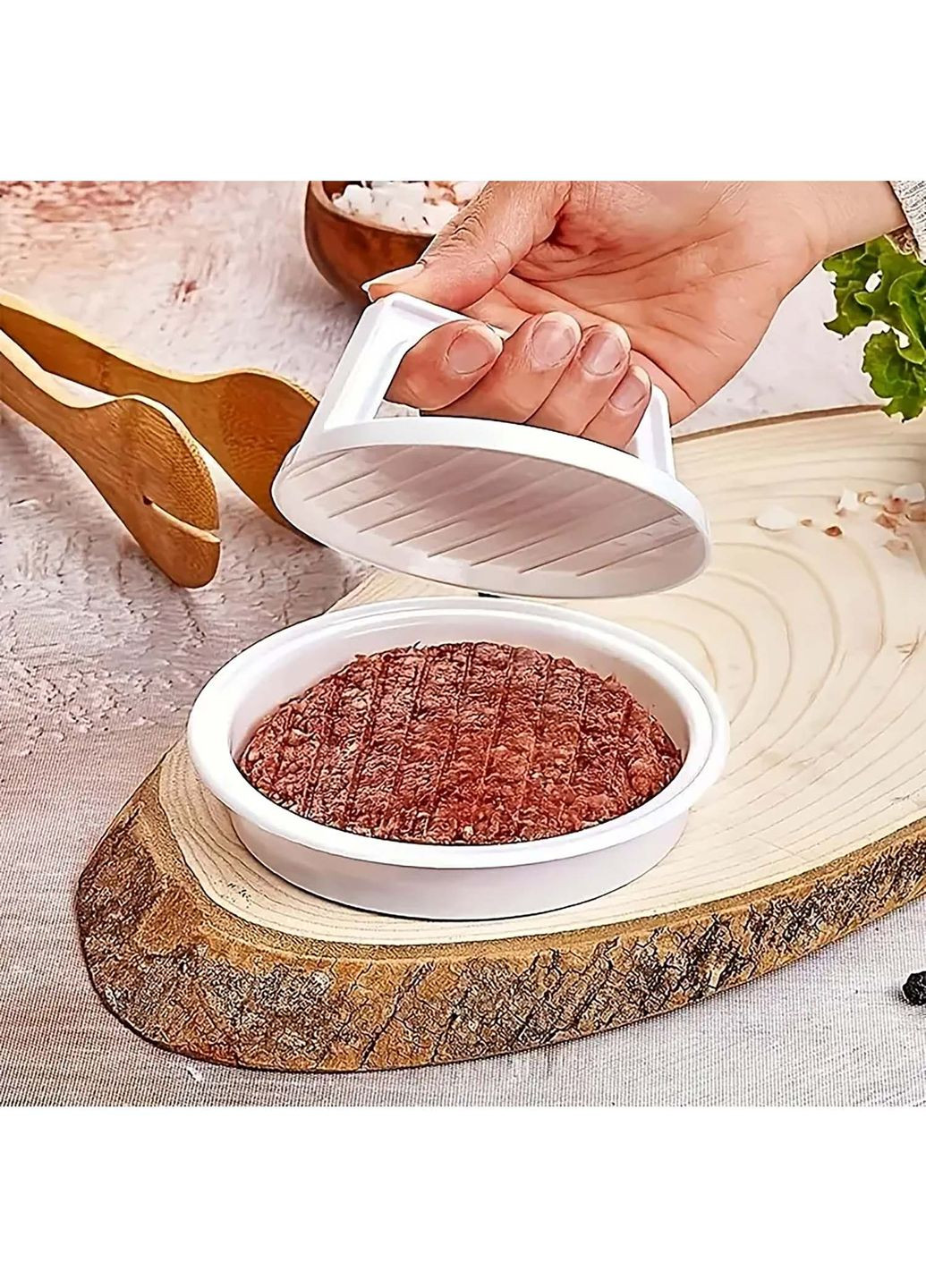 Прес для бургерів та котлет ручна прес-форма для гамбургерів Kitchen Master (335014532)