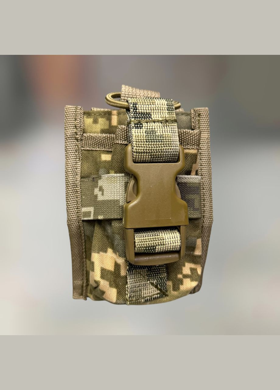 Підсумок під рацію на моллі, Піксель,, Cordura 1000D, тактичний чохол для рації на моллі, сумка на моллі WinTac (362601341)