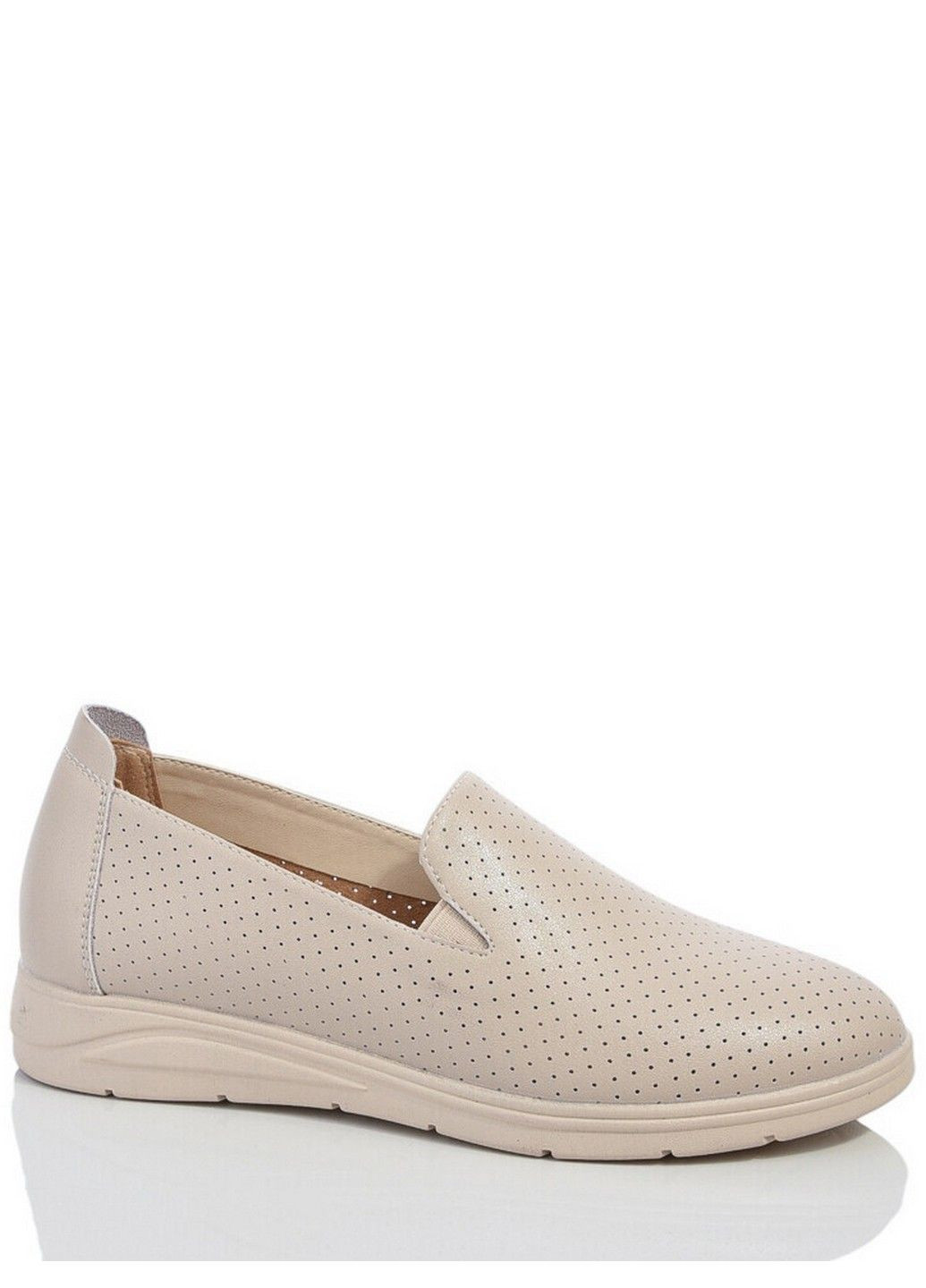 Молочные кожаные слипоны sn0307-5 ITTS с абстрактным узором