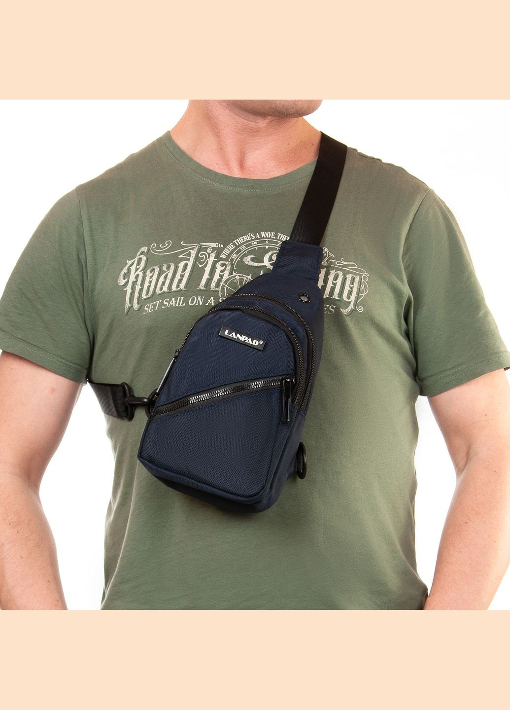 Сумка бананка через плече нейлон Lanpad 82085 (321985394)