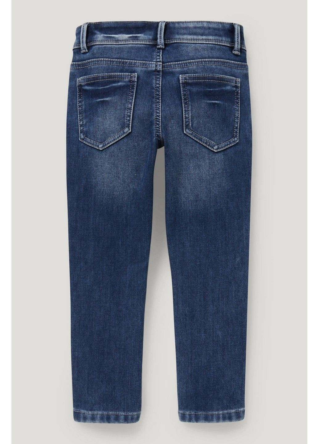 Синие демисезонные джинсы теплые C&A