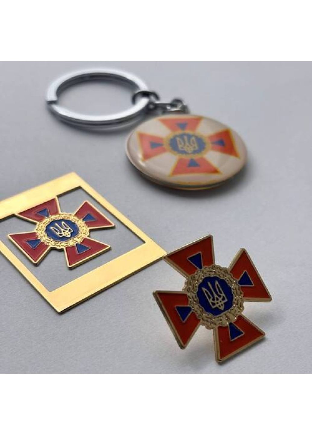 Набор иконок + брелок + закладка ДСНС Dobroznak (366432184)