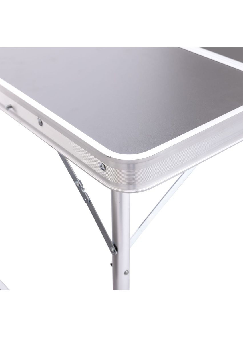 Комплект туристичний стіл + 2 лавки складні меблі Сірий JY-9060G LUGI (352617993)