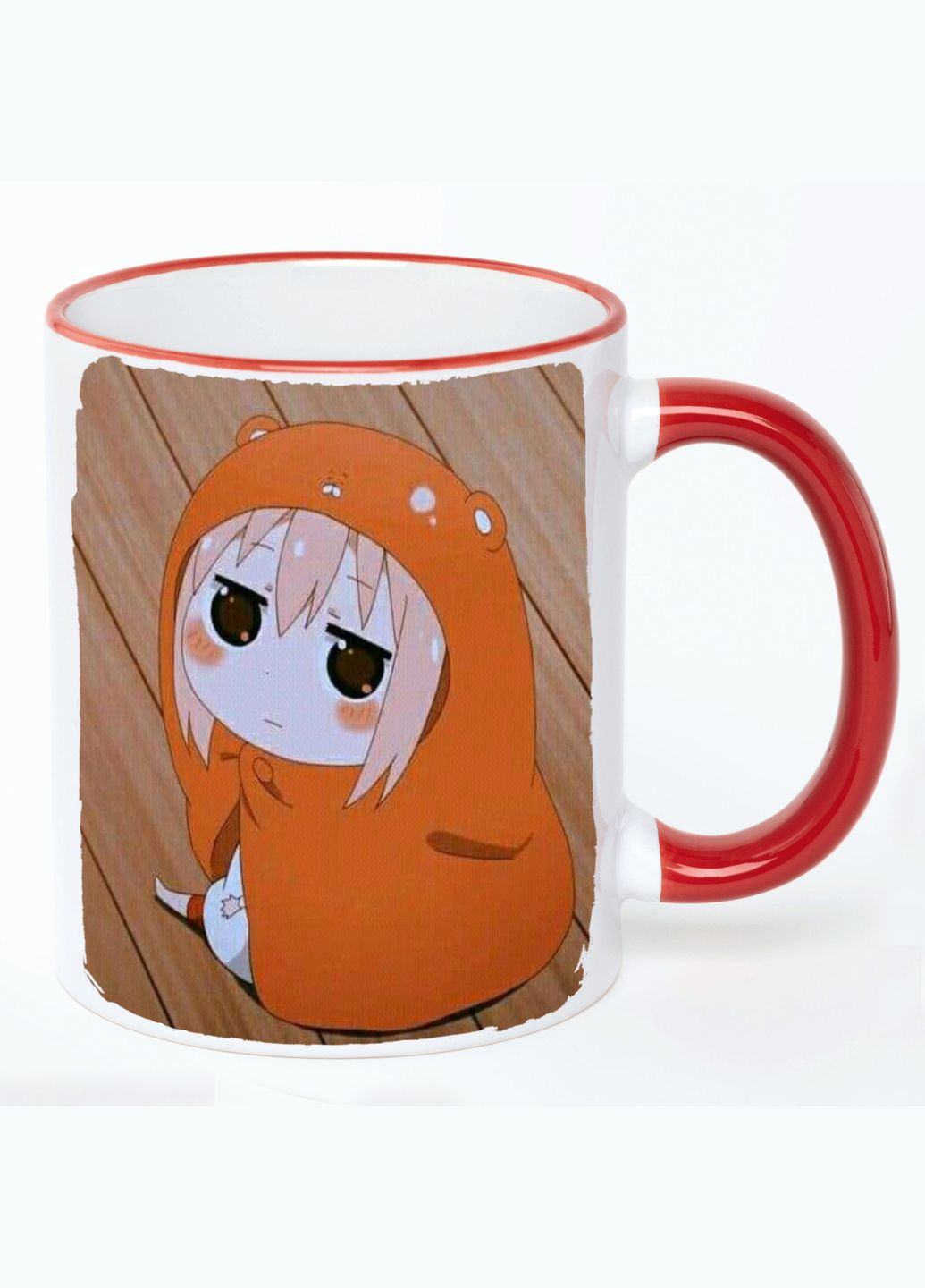 Чашка Дворічна сестричка Умару Аніме #013 (кухоль, кухоль) Біла з Червоною ручкою 330 мл No Brand (322716383)