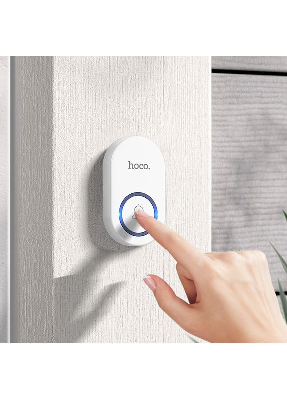 Звонок 210 mAh Wireless Doorbell (EU) (6942007662307) Hoco HI25 (370676814)