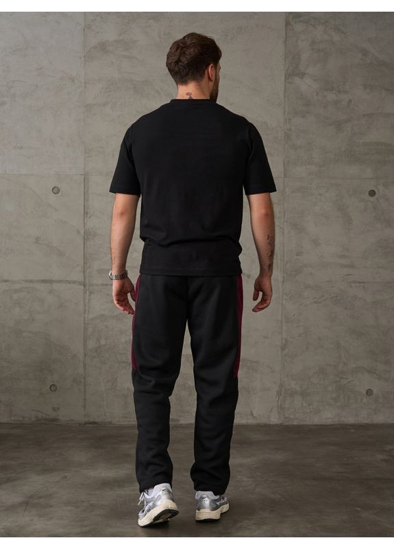 Черные спортивные демисезонные брюки ISSA PLUS