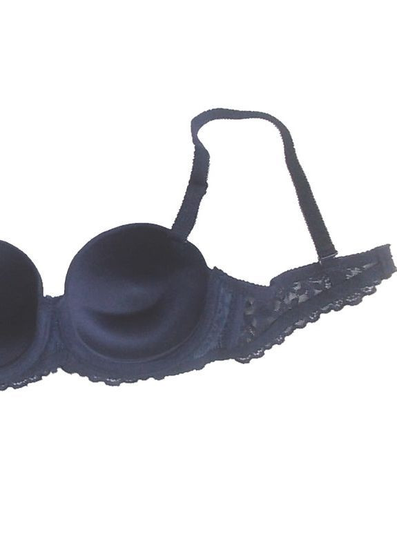 Синій балконет бюстгальтер анжеліка з коректором синій гладка чашка в Biweier з кісточками
